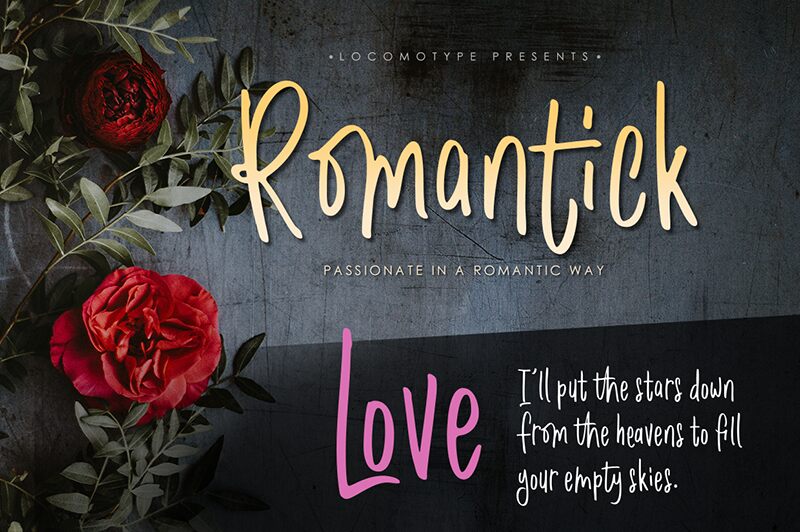 Romantick الخط 
