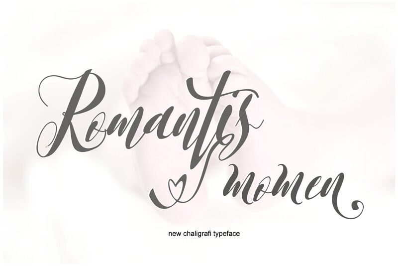 Romantis momen Font