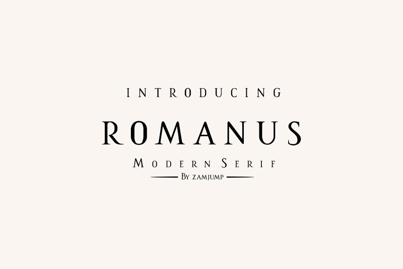 ROMANUS Font