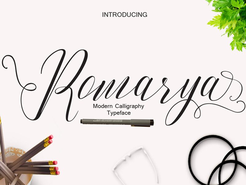 Romarya Schriftart