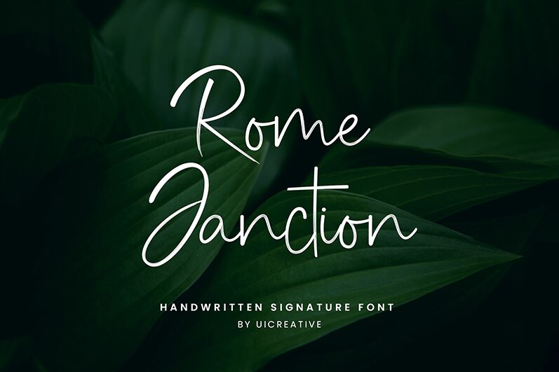 RomeJanction フォント