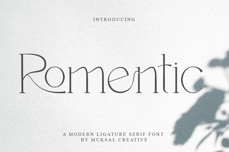 Romentic Font