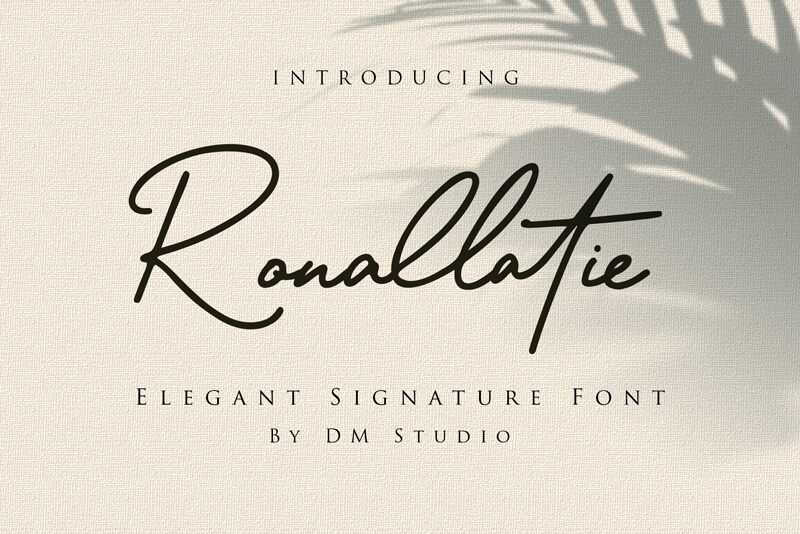 Ronallatie Schriftart