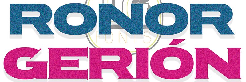 RONORGERION Schriftart