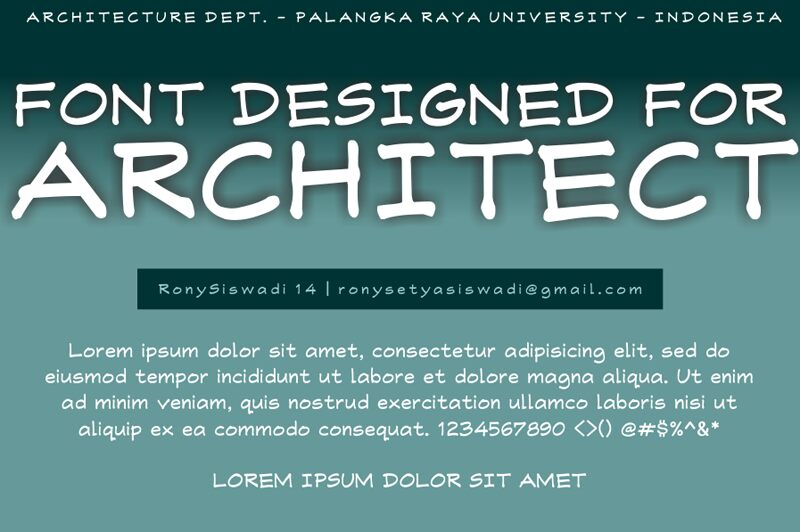 RonySiswadi الخط