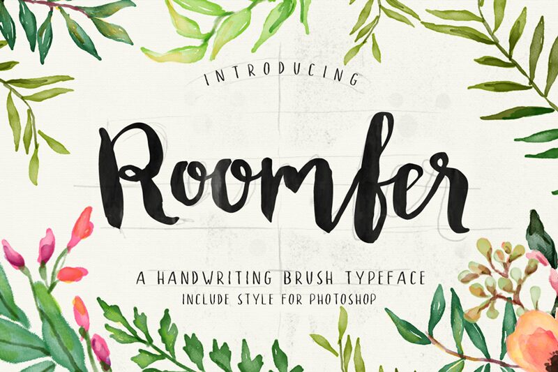 Roomfer Schriftart