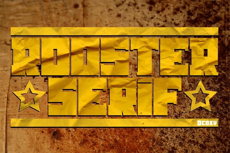 Rooster Serif Czcionka