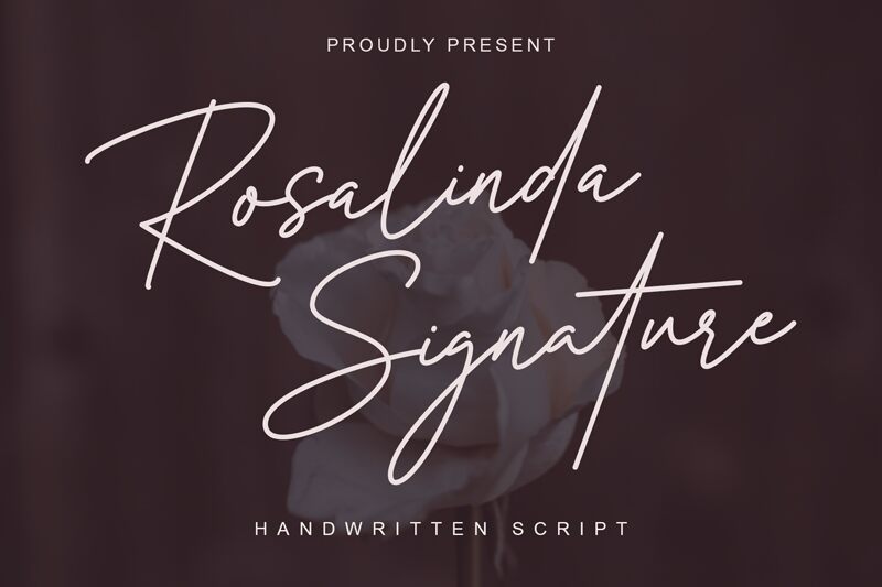 Rosalinda Signature الخط 