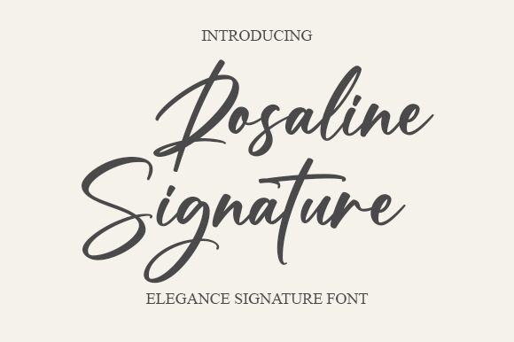 Rosaline Signature font | Fonts2u.com