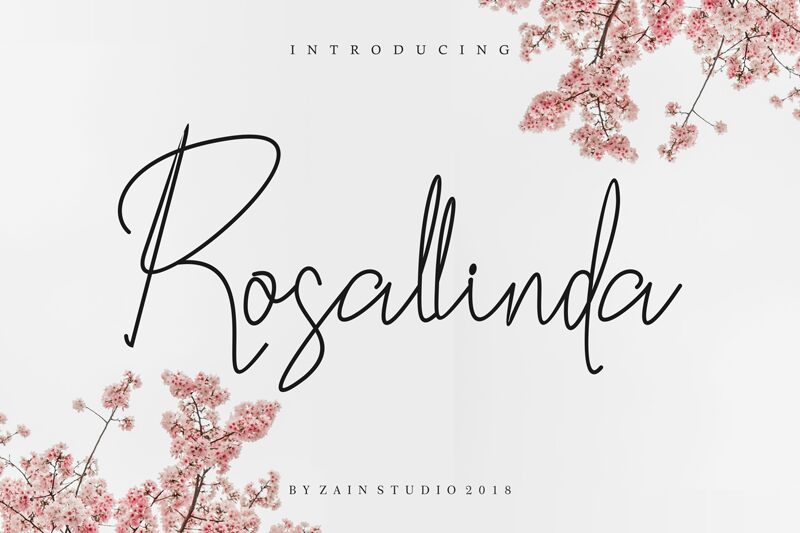 Rosallinda Шрифт