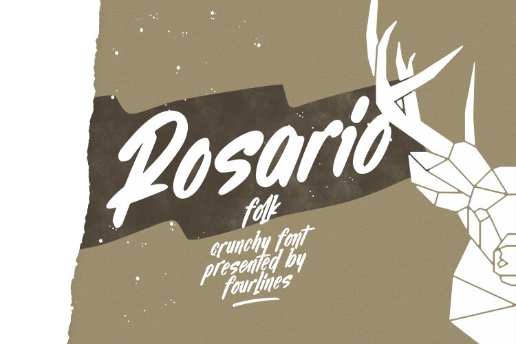 Rosario Folk Schriftart
