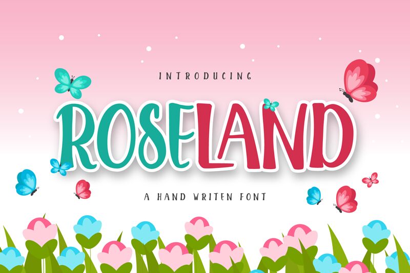 ROSELAND Schriftart
