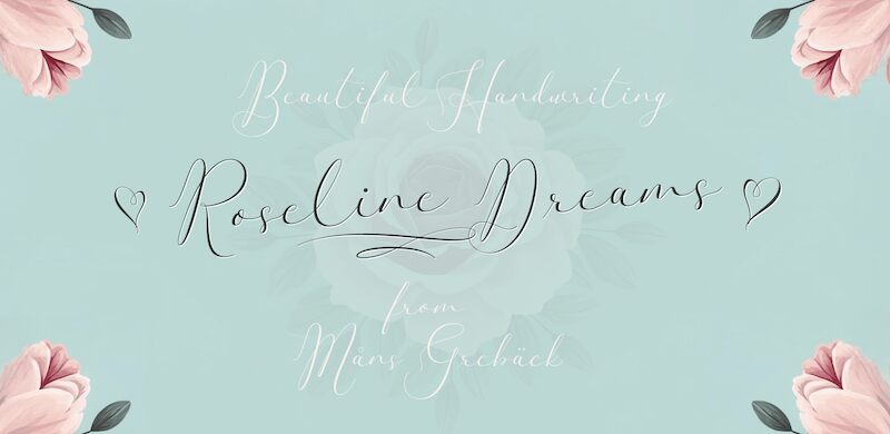 Roseline Dreams Druh písma