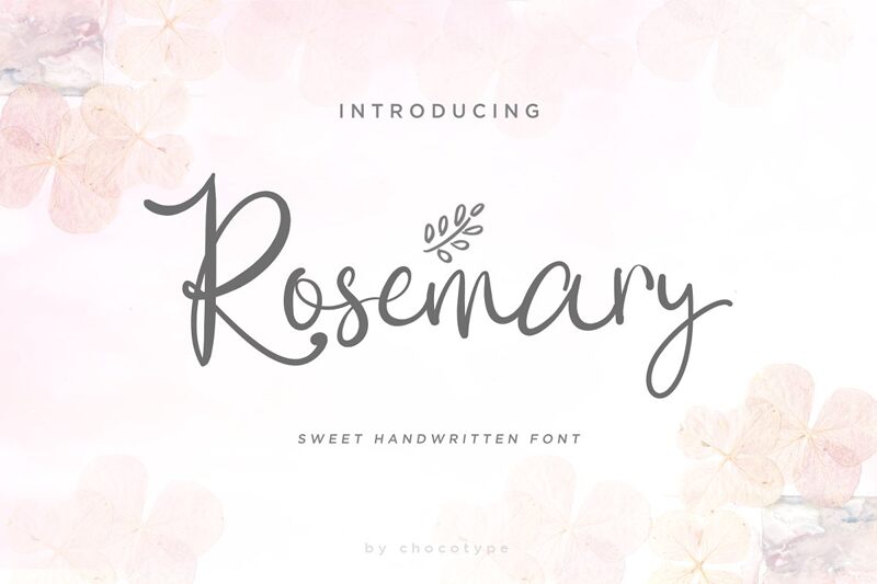 Rosemary Schriftart