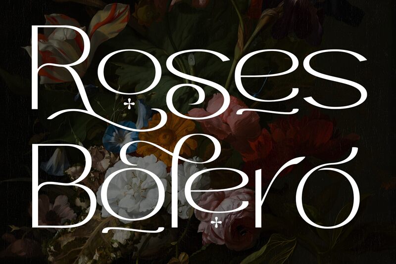 Roses Bolero Czcionka