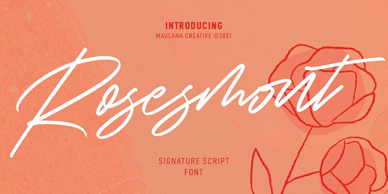 Rosesmont Druh písma