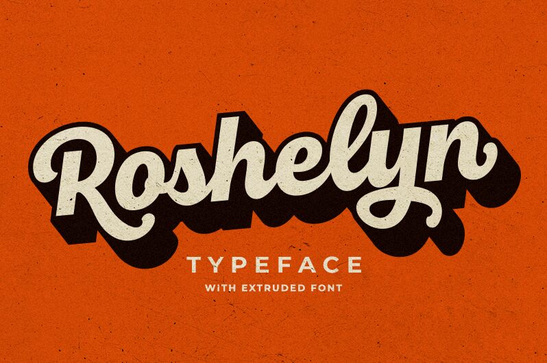 Roshelyn Typeface الخط 