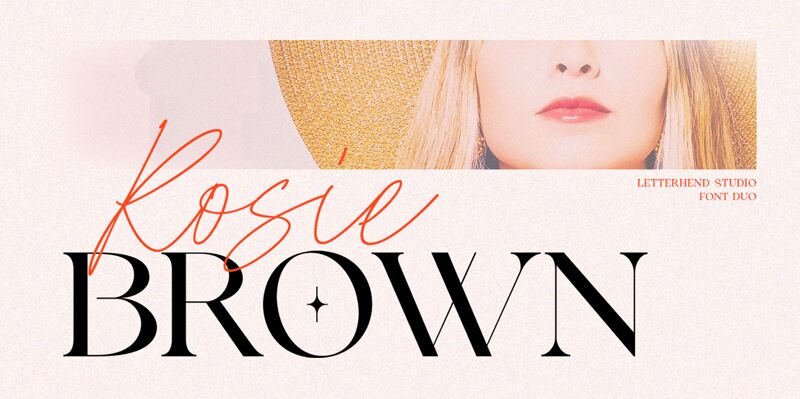 Rosie Brown Serif الخط 