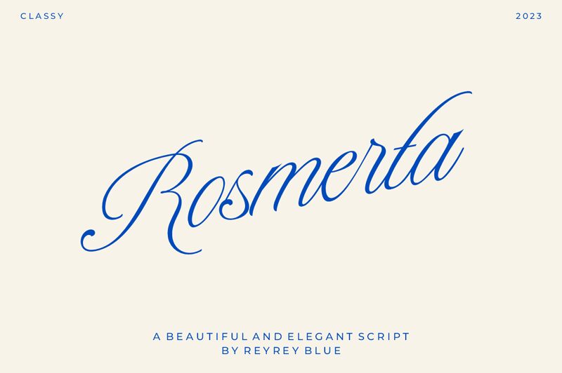 Rosmerta Druh písma