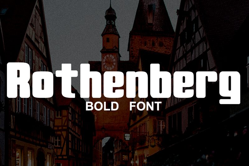 Rothenberg Schriftart