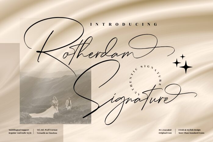 Rotherdam Signature Czcionka