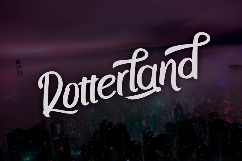 Rotterland Schriftart