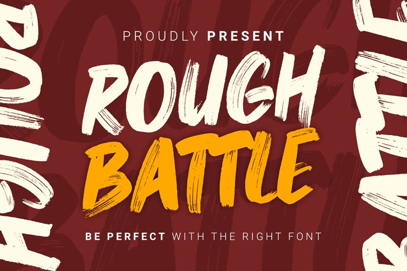 Rough Battle Schriftart
