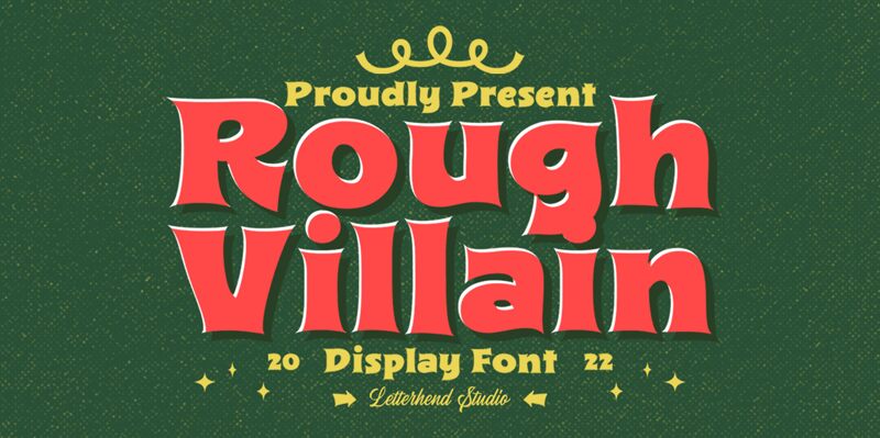 Rough Villain Font