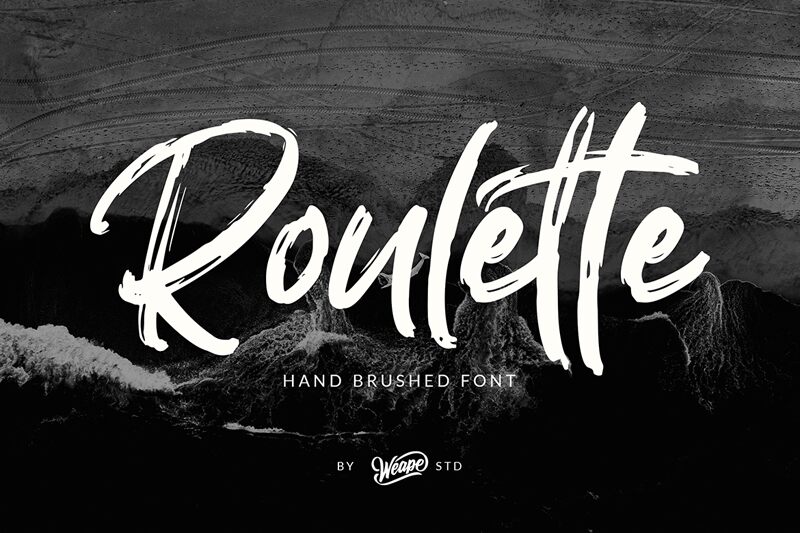 Roulette Schriftart