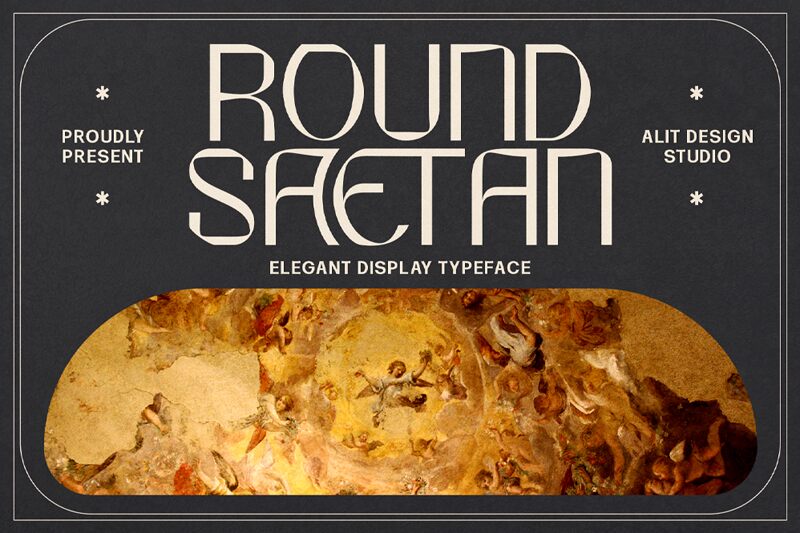 Round Saetan Czcionka