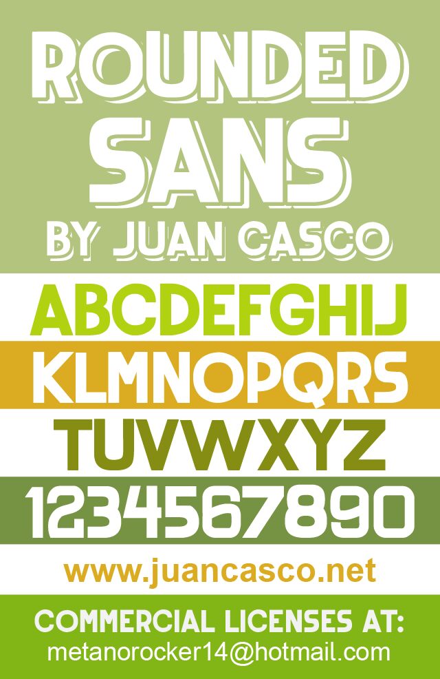Rounded Sans Czcionka