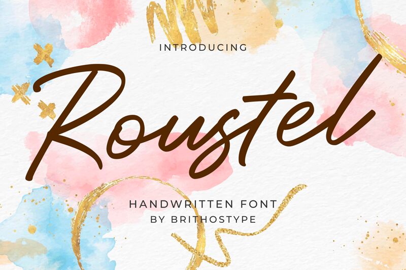 Roustel الخط