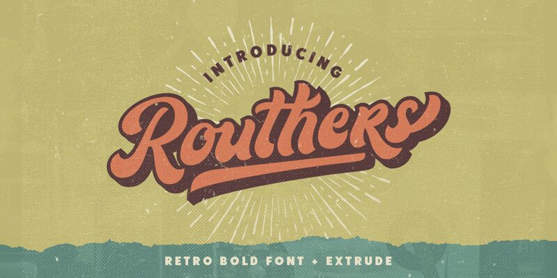 Routhers Schriftart