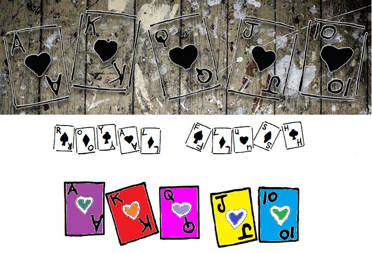 Royal Flush Schriftart