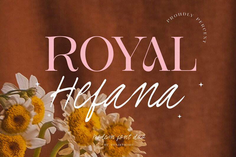 ROYAL Hefana Czcionka