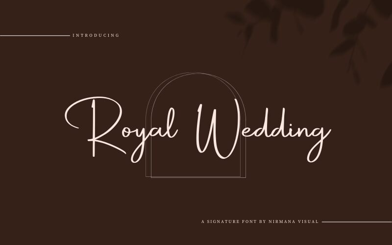Royal Wedding Schriftart