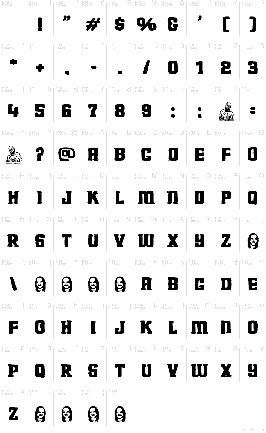 Ron Jay Lettering Ron Jeremy University font
