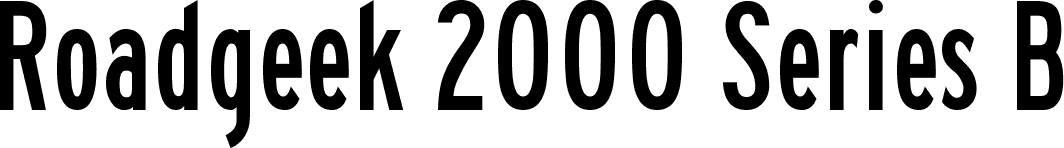 Roadgeek 2000 Series B Font | Fonts2u.com