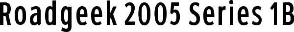Roadgeek 2005 Series 1B