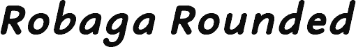Robaga Rounded Bold Italic