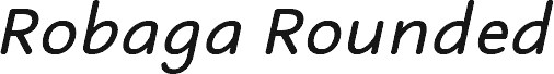 Robaga Rounded Italic