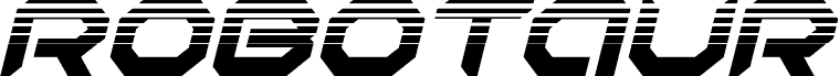 Robotaur Halftone Italic