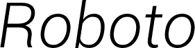 Roboto Bold font