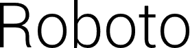 Roboto Bold font