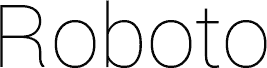 Roboto Bold font