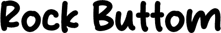 Rock Buttom 字体