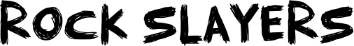 Preview of the Rock Slayers font