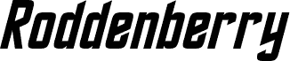 Roddenberry Italic