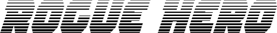 Rogue Hero Gradient Italic