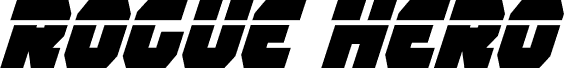 Rogue Hero Laser Italic